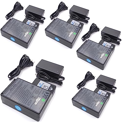 zoyfayl 5 Pack BTR-08 Ni-MH Battery Pack 13.2V 7800mAh BTR08 Battery with Charger for Fujikura BTR-08 Fusion Splicer FSM-60S 18S 60R (5 Pcs BTR-08 Battery Pack)
