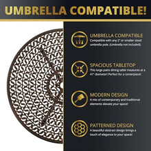 Kinger Home 5-Piece Cast Aluminum Outdoor Dining Set with Cushions, Oil-Rubbed Bronze