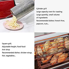 MNSSRN Smokeless Electric Grill with Grill, Yakitori Rack, Grilled French Fries Cage, Grilled Fish Rack, Barbecue Grill, Kebab Rack, Multifunctional Indoor Electric Grill