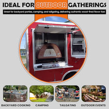 Authentic Pizza Ovens Maximus Prime Arena Portable Wood-Fired Outdoor Pizza Oven, Handmade in Portugal, Stainless Steel Chimney, Pizza Peel, Thermometer, Extra Floor Tile & Baking Dish Included