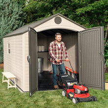 Lifetime 6402 Outdoor Storage Shed, 8 by 12.5 Feet; 2 windows