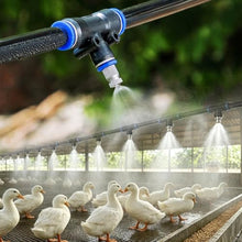 Assemble Cooling Mister System for Poultry/Chicken Coop with Brass Nozzles