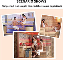 JYXYXSCP Home Sauna,3.6kw Sauna Oven 220v Spa Saunaset Stainless Steel Drying Steam Bath Sauna Stove Stove with External Control Temperature 32-210 ℉