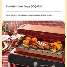 Electric Oven Household Smokeless Barbecue Indoor Infrared Automatic Rotating Skewers Machine