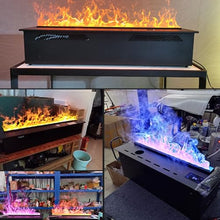 UYCVT Water Vapor Fireplace with Adjustable Colors, Touch and Remote Control for Home Ambiance - Perfect for Cozy Living Spaces-120cm/47.24in