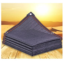 Black Polyethylene Shade Net 6x8m - UV-Resistant Sunshade for Car Balcony Flower Cover Fish Pond Swimming Pool Outdoor Umbrella Protection