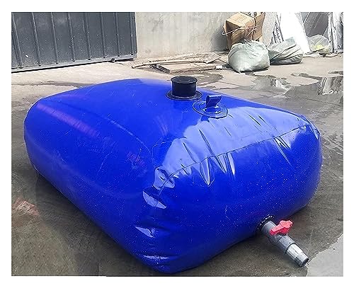 PHLEPS Water Storage Bag, PVC Outdoor Water Carrier Container, Pressure-Resistant Large Capacity Garden Watering Irrigation Water Tank Truck Transportation, Customizable (Color : Blue, Size : 1000L/