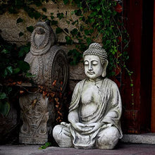 KOFSOL Fox Buddha Statue, Large Vintage Indoor Outdoor Buddha Statue, Zen Buddhism Figurine Sculpture, Home Office Outdoor Garden Decoration Ornament Crafts