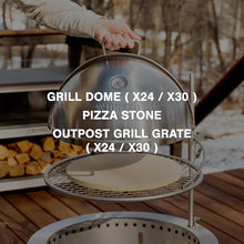 Breeo Grill Dome and Outpost Grill Bundle - Fits X24 & X30 Series