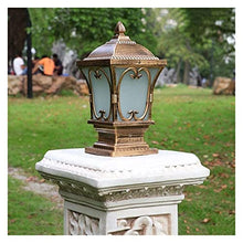 ALDEPO Courtyard Light Column Lamp Stigma Floor Lamp Lantern Outdoor Lighting Outdoor Column Lights Street Lamp Decor Light/38Cm