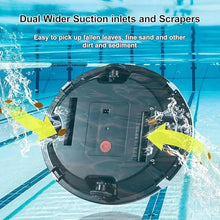 pealiritansemen Cordless Automatic Pool Cleaner, Pool Vacuum Lasts 180 Mins, LED Indicator, Strong Suction, with Dual Motors, Rechargeable Pool Floor Vacuum