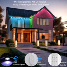 rosykite Permanent Outdoor Lights, 200ft,144 Lights, RGB+IC & Tunable White