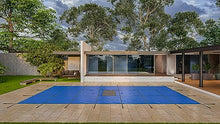 WaterWarden Inground Pool Safety Cover 20' x 42' Rectangle Solid Blue