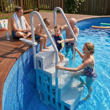 4-Step Heavy Duty Non-Slip Above Ground Pool Ladder