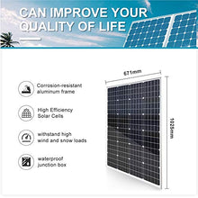 JIQHOHX Solar Panel Kit,800 Watts Solar Wind System for Roof :4X 100W Solar Panel + 400W Wind Turbine Generator + Charge Controller + Brackets