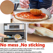 HUSHHAAMPP Pizza Stone Set 13 Pizza Stone for Grill and Oven with Foldable Metal Pizza Peel and Accessories Set