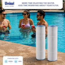 Unicel C-8418 200 Square Foot Media Replacement Pool Filter Cartridge with 200 Pleats, Compatible with Jandy (2 Pack)