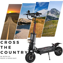 Tumotcy 5600W Electric Scooter Dual Motor 50mph 56 Mile Range Black