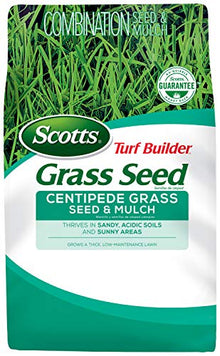 Scotts Turf Builder Grass Seed Centipede Grass Seed & Mulch 5 lbs. (6-Pack)