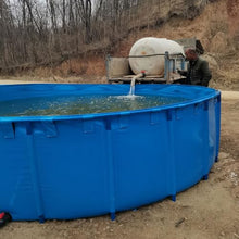13 Foot 11 10 Feet 9 8 7 6 Foot 5 4 3 Ft Diameter Above Ground Pool/ Raised Fish Pond, Outdoor Backyard Garden Deck Patio Frame Pool - 23 31 39 48 In Deep Aquaponic Water Tank(628L/165Gal - 1x0.8m(DxH