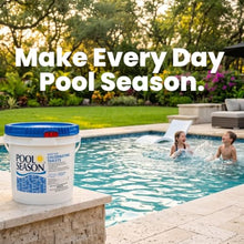 Pool Season Chlorine Tablets 3 Inch for Swimming Pools, 50 lb Bucket