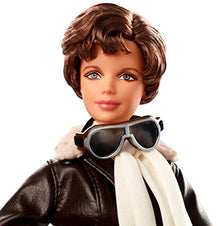 Barbie Inspiring Women Series Amelia Earhart Doll Brown