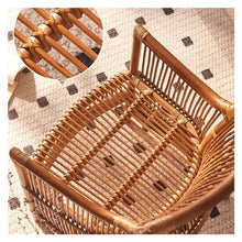 LIAN16PENG Wicker Chairs Chair Coffee Table Rattan Chair with Cushions Plant Wicker Sofa Chair Study Bedroom Chair Patio Chair