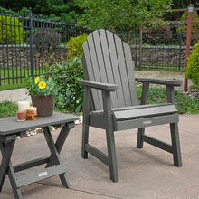 Highwood AD-KITCHDA1-CGE The Adirondack Collection Hamilton Deck Set with Folding Side Table, Coastal Teak
