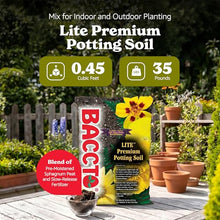 Michigan Peat 1440 Baccto Lite Premium Potting Soil for Indoor Outdoor Gardening, Seed Starting, Propagation, and More, 40 Quart Bag (8 Pack)