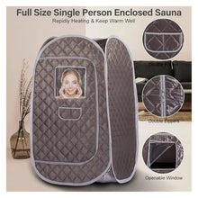 1000W 3L Portable Folding Personal Steam Sauna Tent Set Remote Control