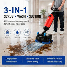 Industrial Dual-Brush Floor Polisher & Scrubber, 500W Powerful Motor with 450mm Squeegee, Cordless 22kg Scrubber for Tile, Concrete & Commercial Hard Surfaces(Orange)