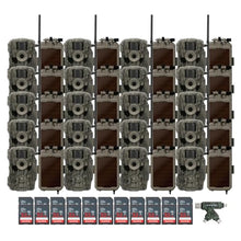 Stealth Cam 36MP Fusion Max Cellular Trail Camera 2-Pack with Solar Power Panel, Card Reader, and 32GB Memory Card Bundle