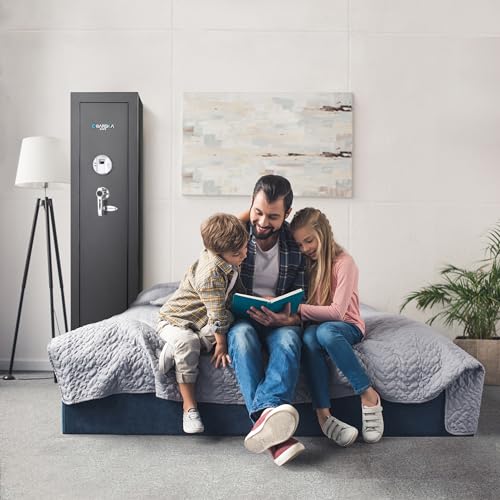 BARSKA Large Access Biometric Gun Safe Black