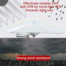MidiLi Garden Parasol,1 PCS 87/98inch Outdoor Patio Table Parasol Umbrella, Sun Shade for Outdoor, Round Hanging Umbrellas, with 8 Ribs, Sun Protection, Protection Windproof, for Pool, Um