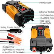 KZZAAO 10 Pieces Complete 4000W/6000W Solar Inverter System Kit, 100W Waterproof Folding Solar Panel, 12V50A Solar Charge Controller