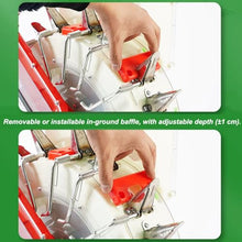 Garden Seeder and Fertilizer, Garden Push Seeder Planter, Quantitative Sowing, Durable Sweet Corn Planter, for Planting Corn Cotton Soybean Peanut(7-Nozzle)