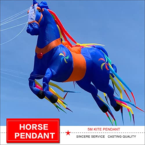 Ruiyang Giant Horse Kite Pendant Adult Soft Inflatable Nylon Blue