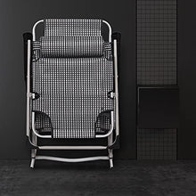 HYUIO Lounge Chair Oversized Recliner Chair Adjustable Camping Lawn Chair Padded Seat Patio Lounge Folding Reclining for Outdoor Yard Beach Garden Pool Lawn Deck 8977(Style3)