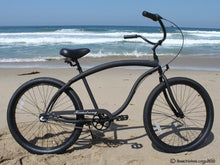 Firmstrong Bruiser Man 3-Speed Beach Cruiser Bicycle Matte Black