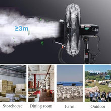 DMVWJR Portable Misting Fan｜Adjustable Height Pedestal Fan｜Mister Fan With 42L Capacity Tank｜Tower Fan Multiple Power Options｜Floor Fan For Office Outdoor Treadmill Camping Bedroom(30 in)