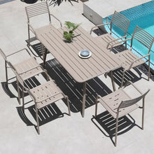 Outdoor Tables and Chairs, White, Internet Famous, All Aluminum, Outdoor Leisure, Milk Tea Shop, Coffee Shop, Courtyard, Terrace, Three to Five Piece Set of Tables and Chairs n1