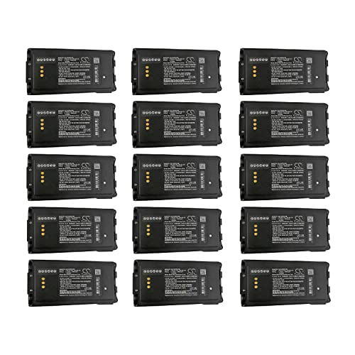 CS BATTERY (15 Pack) Replacement Battery for Tait TP9100 Series 2500mAh 7.2V Ni-MH
