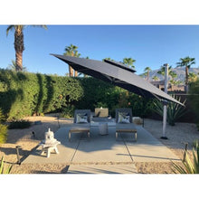 OROTLECT 10' x 10' Square Cantilever Umbrella,Gray