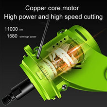 Cordless Lawn Mower, Adjustable Telescoping Rod 3 Styles Blades Walk-Behind Lawn Mower 48V/21000mA Battery Rechargeable Weeder Garden Lawn Mowing Tool