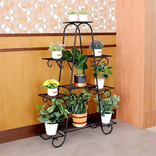 Metal Air Plant Stand Container Flower Pot Balcony Furniture Indoor