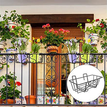 TBNLASS 1Pc Flower Pot Rack Balcony Hanging Plant Stand Display Pendant(Onecolor)