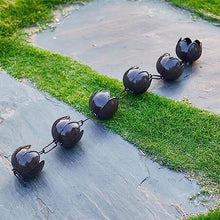 GVBNOTT Petals Rain Guide Chain Rain Downspouts, Japanese Courtyard Garden Rain Catcher Chain for Homestay Villa, Customizable Length，3m/10ft