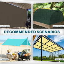 COARBOR 8Ft x 144Ft Outdoor Shade Cloth Sun Shade Fabric Roll Shade Cover for DIY Pergola Carport Patio Deck Backyard Garden Greenhouse Yard Balcony- Brown