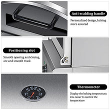 Anbt Outdoor Pizza Oven Gas Pizza & Grill Oven, Portable Propane Pizza Oven 12"Pizza Stone