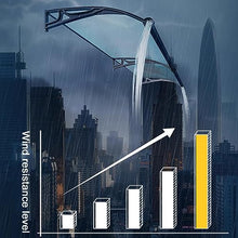 Patio Awning 24x189 Polycarbonate Canopy Self-Cleaning Weather-Resistant Outdoor Shelter Doorway Protection from Rain Sun
